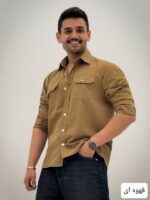 پیراهن مردانه کتان شافل_کد4221 - Image 6