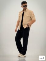 پیراهن مردانه کتان شافل_کد4221 - Image 2