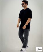 تیشرت ساده مردانه دو نخ برازنده_کد4270 - Image 2