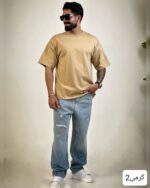 تیشرت ساده مردانه دو نخ برازنده_کد4270 - Image 8