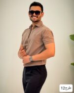 پیراهن مردانه استین کوتاه پلاس_کد4291 - Image 12