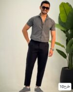 پیراهن مردانه استین کوتاه پلاس_کد4291 - Image 3