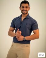 پیراهن مردانه استین کوتاه پلاس_کد4291 - Image 9