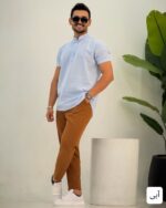 پیراهن ساده مردانه دبل فیس_کد4305 - Image 3