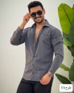پیراهن مردانه استین بلند پلاس_کد4307 - Image 3