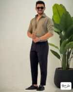 پیراهن مردانه استین بلند پلاس_کد4307 - Image 5