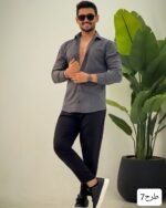 پیراهن مردانه استین بلند پلاس_کد4307 - Image 6