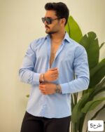 پیراهن مردانه استین بلند پلاس_کد4307 - Image 8