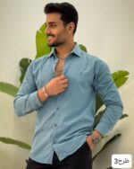 پیراهن مردانه استین بلند پلاس_کد4307 - Image 10
