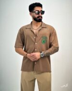 پیراهن مردانه مراکشی سایه_کد4342 - Image 4