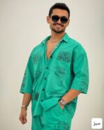ست مردانه پیراهن و شلوارک هیراد_کد4464 - Image 8