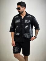 ست مردانه پیراهن و شلوارک هیراد_کد4464 - Image 10