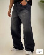 شلوار جین فول بگ مردانه رویال_کد4394 - Image 2