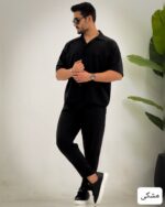 پیراهن مردانه لنین استین کوتاه_کد4385 - Image 8