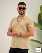 پیراهن مردانه ساده دبل فیس_کد4406 - Image 7