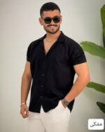 پیراهن مردانه ساده دبل فیس_کد4406 - Image 4
