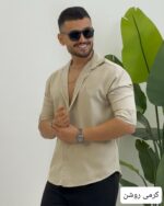 پیراهن مردانه استین بلند پلو_کد4414 - Image 6
