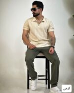 تیشرت مردانه نیم زیپ سوگند_4431 - Image 3