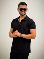 تیشرت مردانه نیم زیپ سوگند_4431