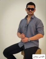 پیراهن پارچه ای ساده_کد4451 - Image 3