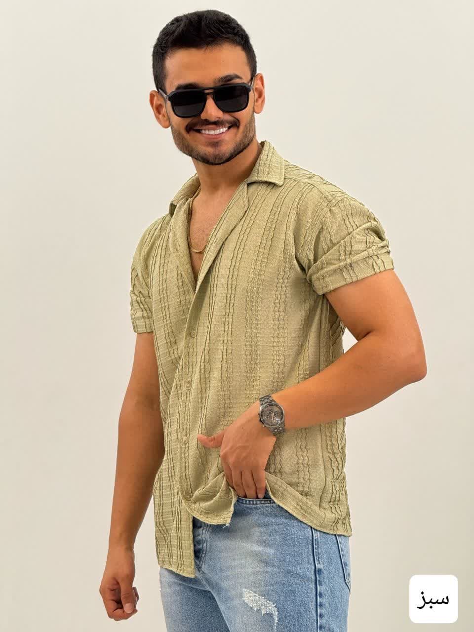 photo_2025-08-25_13-17-18 پیراهن مراکشی راه راه_کد4472 - Image 1