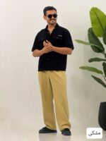 پیراهن مردانه کتان باکسی_کد 4489 - Image 3