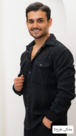 پیراهن مردانه بافت سامیار_کد4524 - Image 2