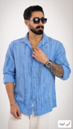 پیراهن وارداتی مردانه شاندیز_کد4635 - Image 4
