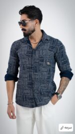 پیراهن مردانه کنفی اذین_کد4627 - Image 6