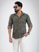 پیراهن مردانه کنفی اذین_کد4627