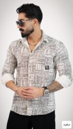 پیراهن مردانه کنفی اذین_کد4627 - Image 3