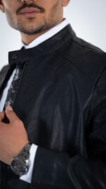 کاپشن مردانه چرم اهورا_کد4695 - Image 2