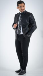 کاپشن مردانه چرم اهورا_کد4695 - Image 4