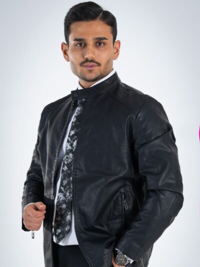کاپشن مردانه چرم اهورا_کد4695
