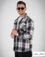 پیراهن مردانه پشمی چهارخونه_کد4709 - Image 4