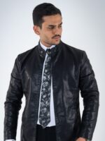 کاپشن مردانه چرم کارن_کد4694