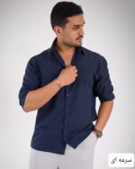 پیراهن مردانه باکسی دوشین_کد4725 - Image 3