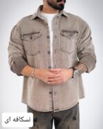 پیراهن جین مردانه وارداتی-کد4767 - Image 6