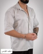 پیراهن باکسی دیپلمات-کد4872 - Image 3