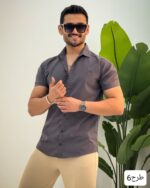 پیراهن مردانه استین کوتاه پلاس_(تک سایز)_50 - Image 3
